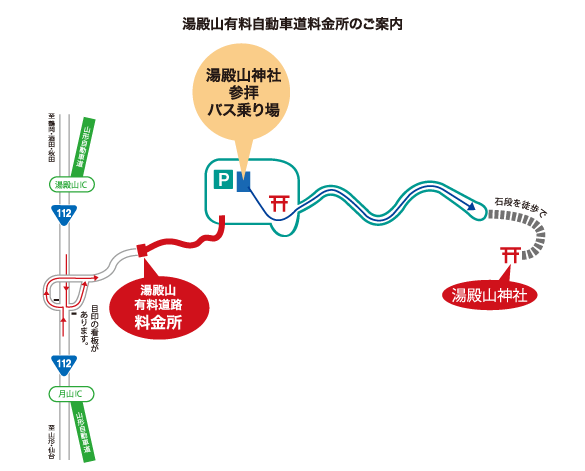 湯殿有料自動車道料金所のご案内